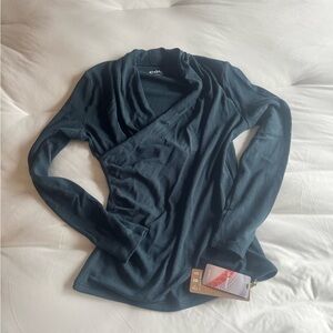 OGL Women's dark teal Long Sleeve Top. NWT